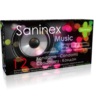 PROFILATTICI SANINEX "MUSIC" DOTTED 12 PEZZI